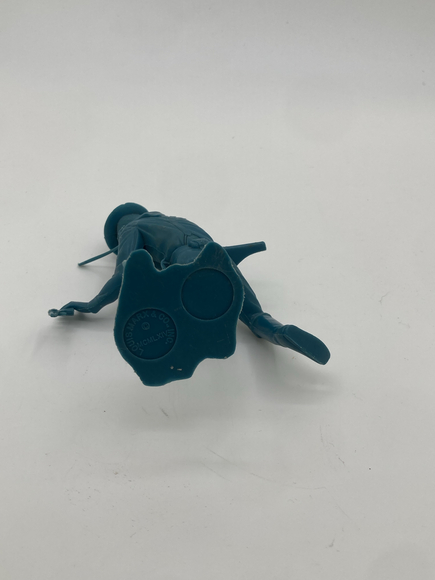 Vintage Marx Western Cowboy Plastic Figure – Blue 1960s Toy Soldier - Picture 5 of 5